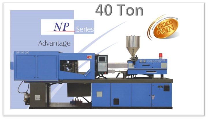 New GoldCoin Injection Moulding Machine  NP 70/140 Servo